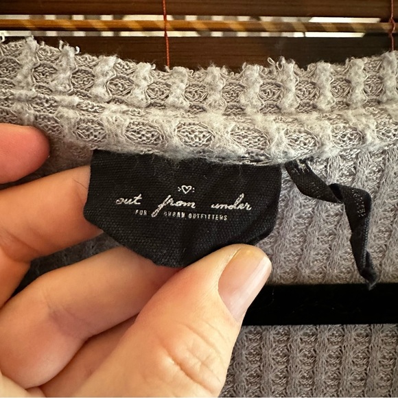 🌟3/$20🌟 Urban Outfitters‎ Out From Under Waffle Knit Oversized Shirt Medium - Picture 4 of 5